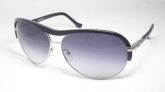 óculos de sol feminino modelo MT6140 PRATA com PRETO